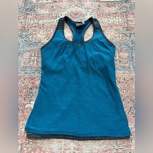 ATHLETA Royal Pigeon Tank Sz Medium Aqua Blue/Teal Marine/Size M
